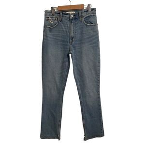 Abercrombie & Fitch The Skinny High Rise Distressed Jeans 27/4